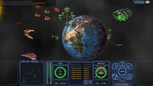 Скриншот космической стратегии Horizon
