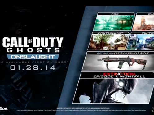 Call of Duty: Ghosts. Трейлер Onslaught DLC